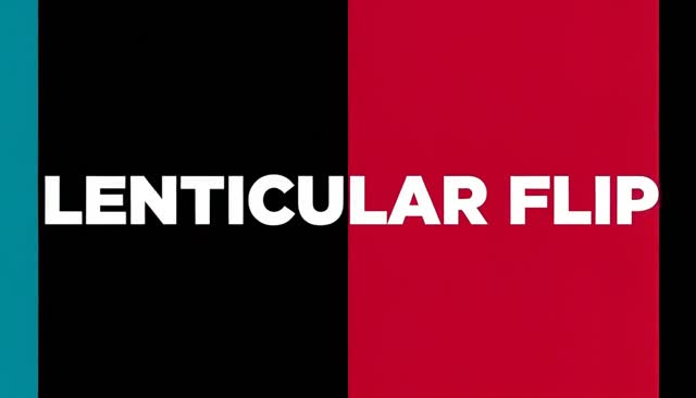 70 LENTICULAR FLIP: troca lenticular