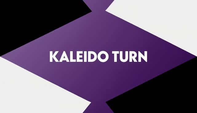 54 KALEIDO TURN: rotação de caleidoscópio