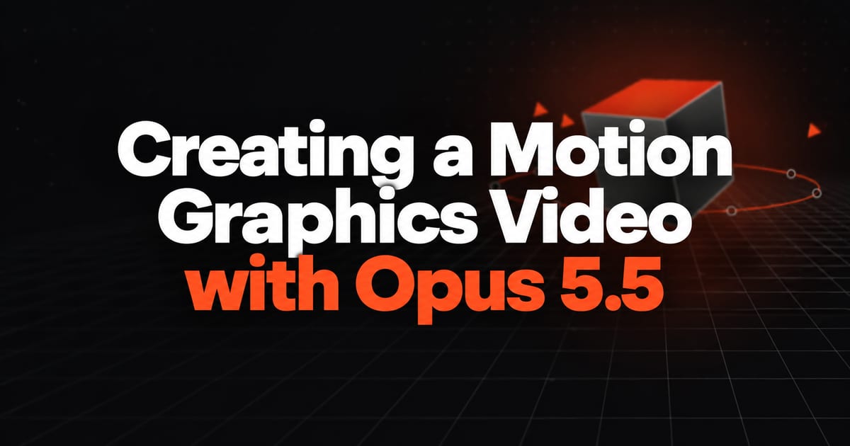Pesquisa de 500 motion graphics com Opus 5.5 — Top 100 mais comentados e os vídeos mais produzidos hoje
