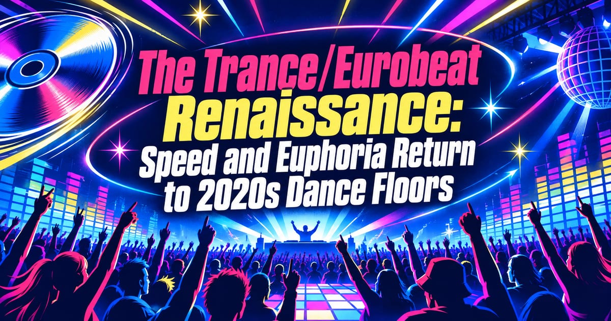 Renascimento do trance/eurobeat — a velocidade e a euforia regressaram às pistas dos anos 2020